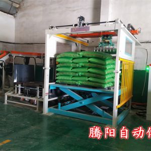 伸縮式輸送機(jī)和高位碼垛機(jī)完成卸車(chē)碼垛