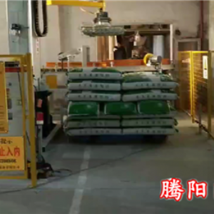綠豆雜糧小型立柱碼垛機在企業(yè)代替人工碼垛