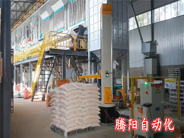 塑料顆粒碼垛機(jī)器人