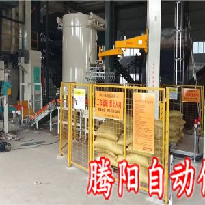 想要投資低還要實現(xiàn)自動化就用立柱碼垛機
